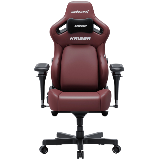 Меблі для геймерів - Крісло ігрове Anda Seat Kaiser 4 V2 Size XL Maroon PVC (AD12YDDC-XLL-20-A-PV/C-03)