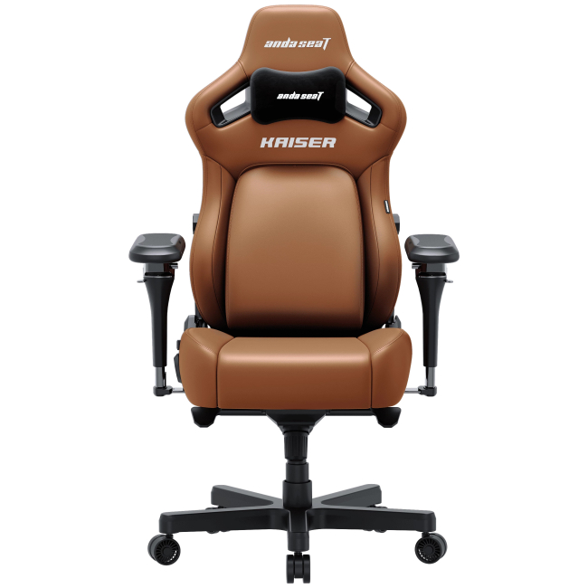Меблі для геймерів - Крісло ігрове Anda Seat Kaiser 4 V2 Size XL Brown PVC (AD12YDDC-XLL-20-K-PV/C-03)