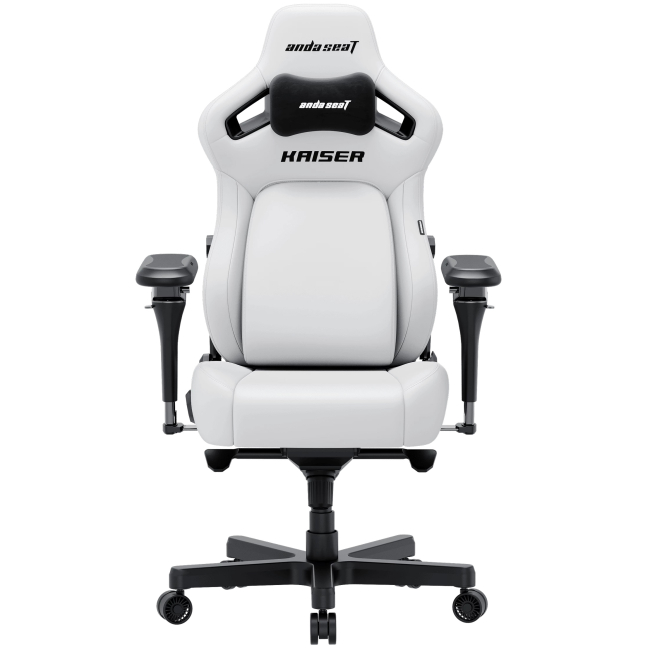 Мебель для геймеров - Кресло игровое Anda Seat Kaiser 4 V2 Size XL White PVC (AD12YDDC-XLL-20-W-PV/C-03)