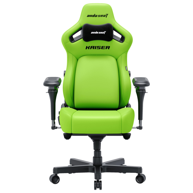 Мебель для геймеров - Кресло игровое Anda Seat Kaiser 4 V2 Size XL Cyber Green PVC (AD12YDDC-XLL-20-C-PV/C-03)