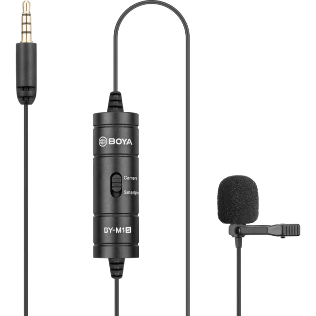 Микрофоны - Петличный микрофон Boya BY-M1 Pro II Black (BY-M1 Pro II)