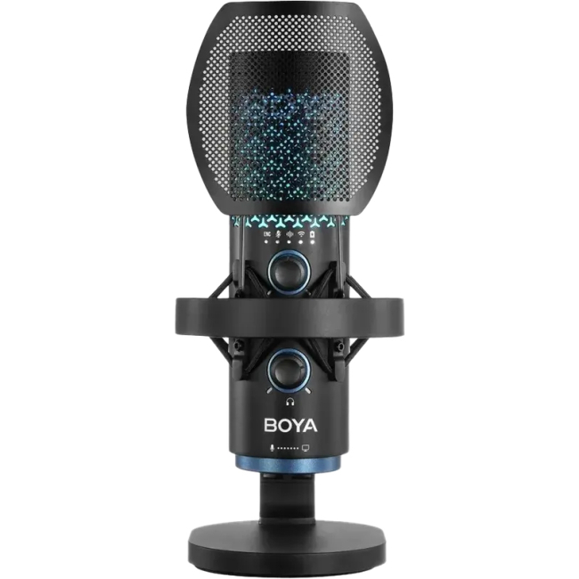 Микрофоны - Конденсаторный микрофон Boya RGB Black (BOYA K5-02)