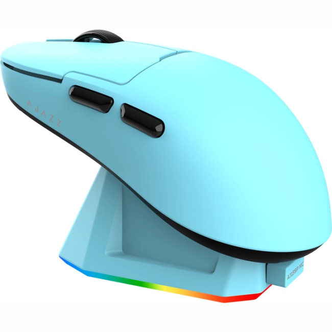 Клавіатура і миші - Мишка Ajazz AJ159P MC Wireless/Bluetooth/USB Blue Charging Dock (AJ159P-MC-Blue)
