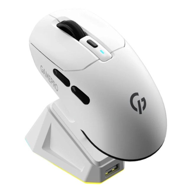 Клавиатура и мыши - Мышка GamePro Genesis Airmaster Wireless/Bluetooth/USB PixArt PAW3311 Sensor White (GM167W)