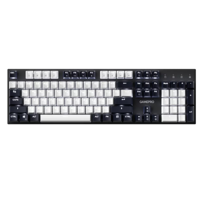 Клавіатура і миші - Клавіатура GamePro Genesis Metallic Outemu Red Swithes USB Black (MK144B)