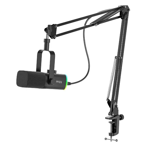 Микрофоны - Микрофон динамический Fifine USB/XLR Black (AM8T)