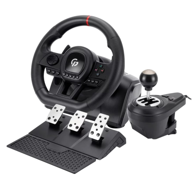 Ігрові керма та контролери - Ігрове кермо GamePro PC/XBOX 360/XBOX ONE/SWITCH/PS3/PS4 (RW038PM)