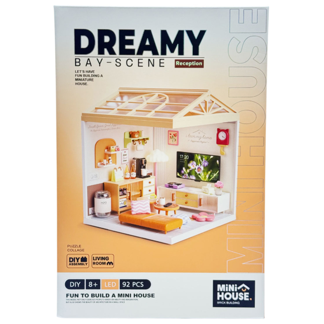 Конструктори з унікальними деталями - Конструктор-румбокс Mini House Інтер'єр Вітальня (8006)