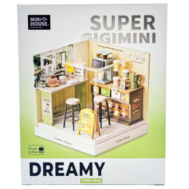 Конструктори з унікальними деталями - Конструктор-румбокс Mini House Інтер'єр Міні Кав’ярня (8034)
