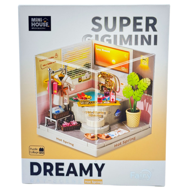 Конструктори з унікальними деталями - Конструктор-румбокс Mini House Інтер'єр Міні Термальна купальня (8041)