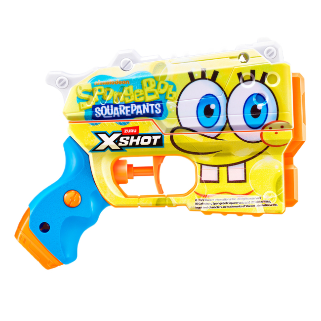Водна зброя - Водний бластер X-Shot Fast Fill Губка Боб жовтий (118199A)