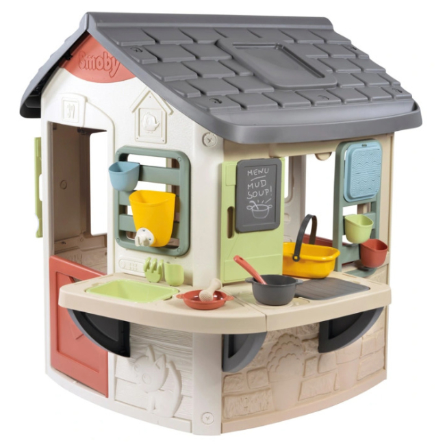 Ігрові комплекси, гойдалки, гірки - ​Ігровий будинок Smoby Life Садівник з кухнею та мийкою (7600810505)