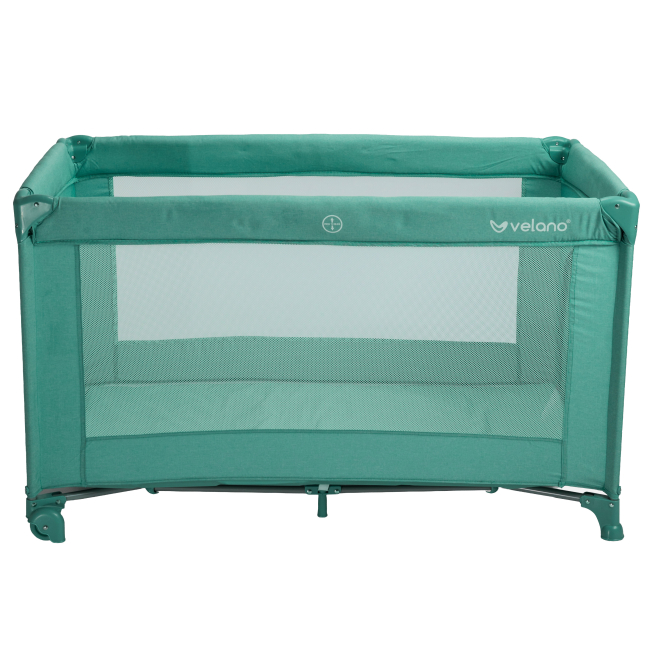 Манежи - Кроватка-манеж Velano Flexi mint (46155)