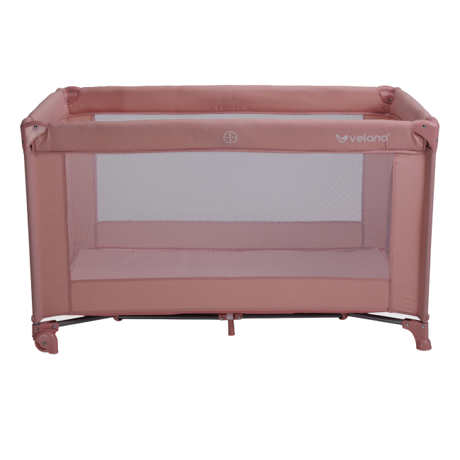 Манежи - Кроватка-манеж Velano Flexi pink (46158)