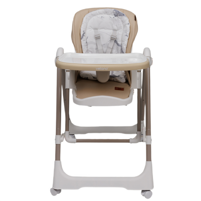 Стульчики для кормления - Стул-качалка для кормления Velano Nomi beige 2 в 1 (45681)