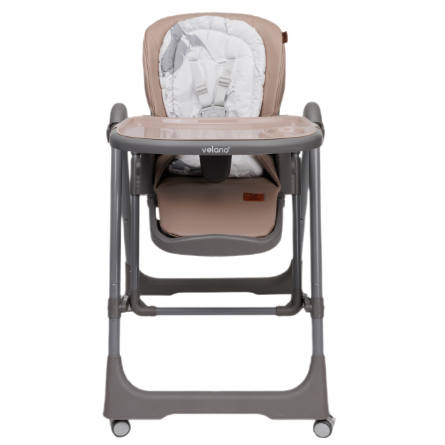 Стульчики для кормления - Стул-качалка для кормления Velano Nomi brown 2 в 1 (45682)