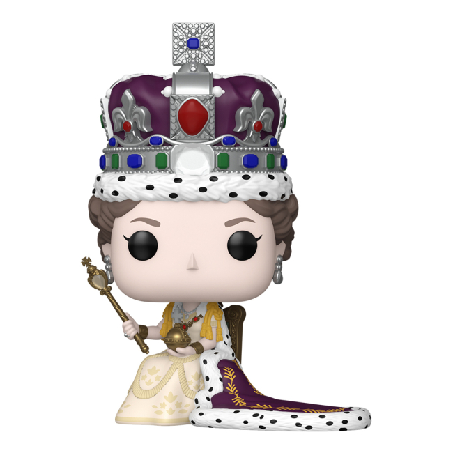 Фигурки персонажей - ​Фигурка Funko Pop Royal Королева Елизавета II 100-летие Коронация королевы Елизаветы II (91873)