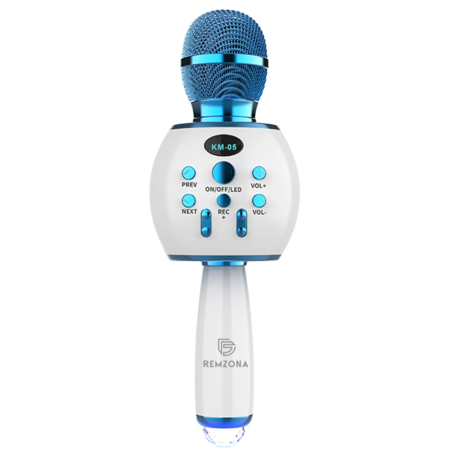 Мікрофони - Дитячий мікрофон Remzona Mikaro Disco білий (KM-05WT)