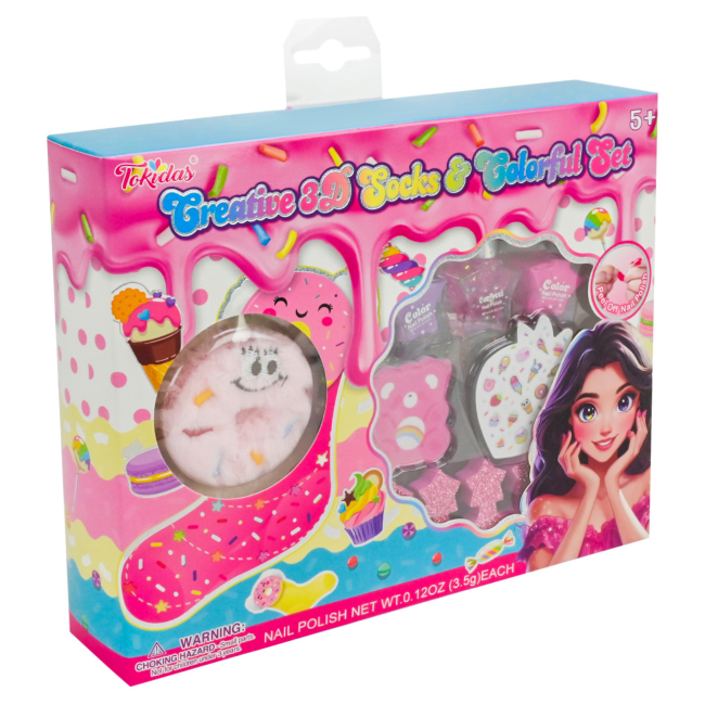 Косметика - Набор для маникюра Tokidas Веселые носки (T084SC)