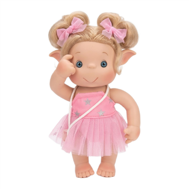 Куклы - Кукла Nines d'Onil Duendys Эльф с волосами в светло-розовом платье со звездой (8435054303142/3)