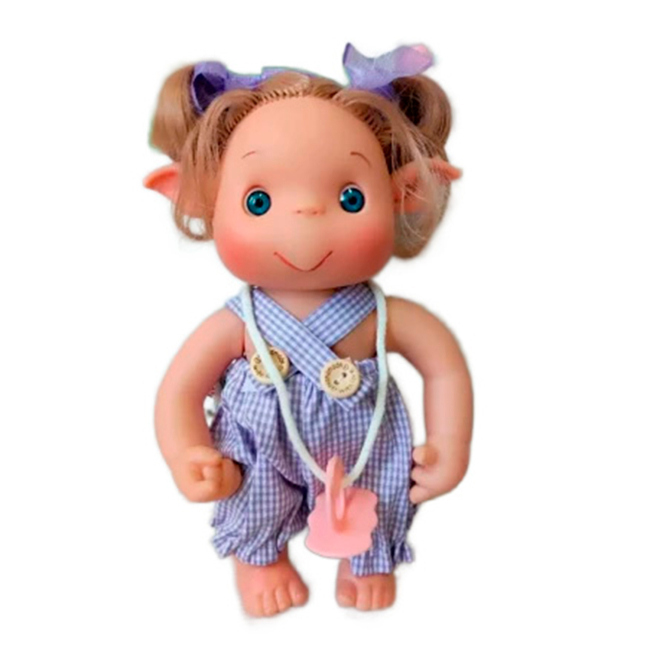 Ляльки - Лялька Nines d'Onil Duendys Ельф з волоссям в фіолетовому комбінезоні (8435054303142/5)