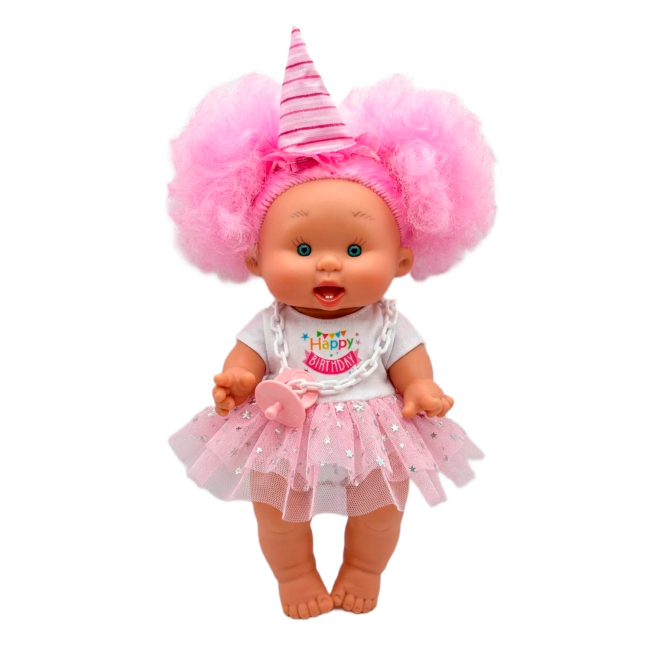 Пупсы - Пупс Nines d'Onil Cotton candy с розовыми волосами (8435054304040/5)