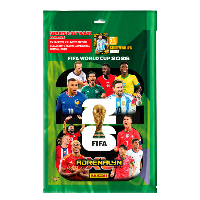 Набори для творчості - Набір Panini Adrenalyn XL FIFA WC 2026 Мегапак (8051708007411)