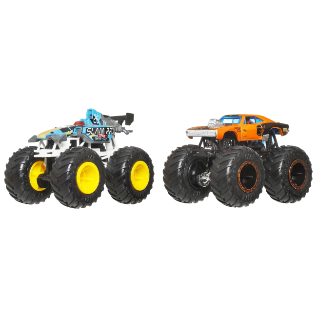 Автомоделі - Набір автомоделей Hot Wheels Monster trucks Dodce Charger (FYJ64/GHY87)