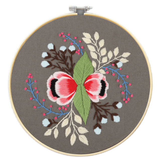 Наборы для творчества - Набор для вышивки гладью Brushme Тихая симметрия (EMBR001)