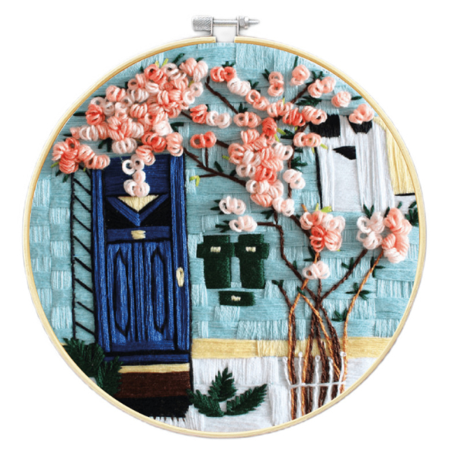 Наборы для творчества - Набор для вышивки гладью Brushme Весна у дома (EMBR010)