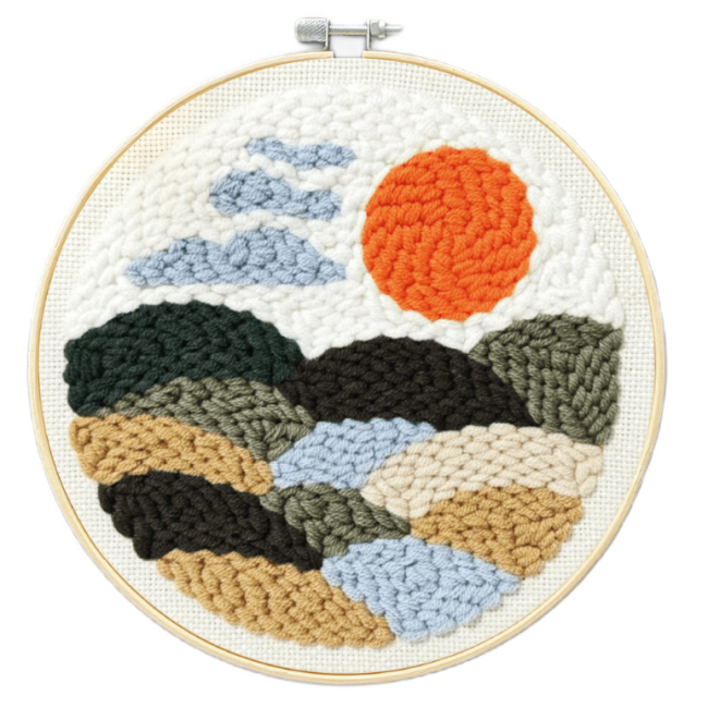 Наборы для творчества - Набор для создания ковровой вышивки Brushme Где восходит солнце (PMBR007)