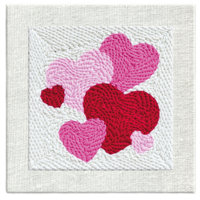 Наборы для творчества - Набор для создания ковровой вышивки Brushme Любовь в стежках (PMBR015)