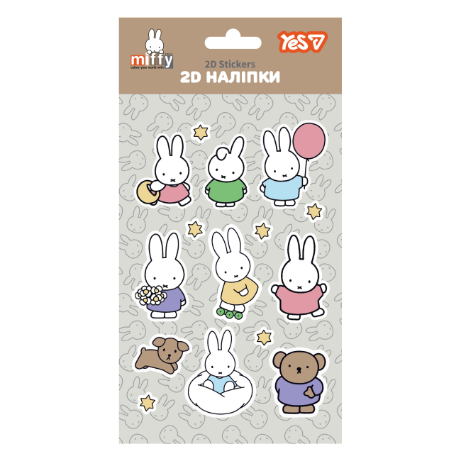 Набори для творчості - Набір наліпок 2D Yes Miffy Cute (708539)