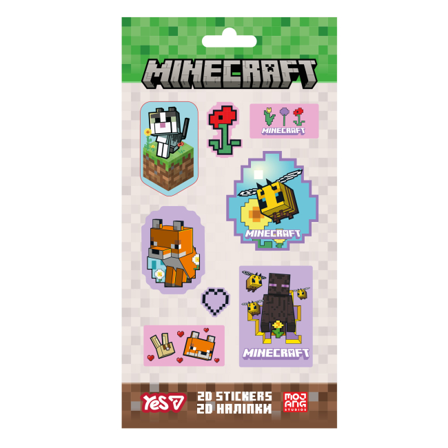 Набори для творчості - Набір наліпок 2D Yes Minecraft Spring Cute (708533)