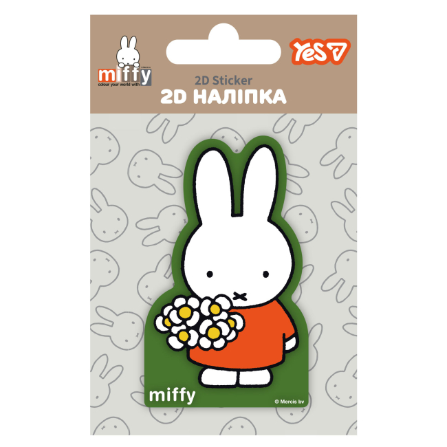 Набори для творчості - Наліпка 2D Yes Miffy Flowers (708524)