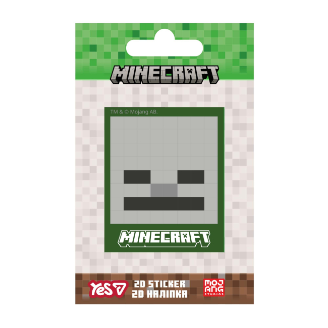 Наборы для творчества - Наклейка 2D Yes Minecraft Skeleton (708511)