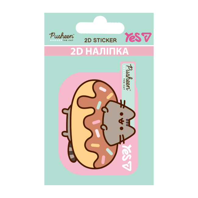 Наборы для творчества - Наклейка 2D Yes Pusheen Donut (708519)
