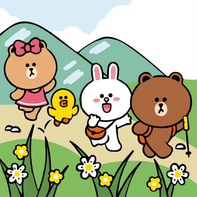 Товари для малювання - Картина за номерами Santi Лайн Френдс Подорож Чоко, Саллі, Коні та Брауна 25 х 25 см (955371)