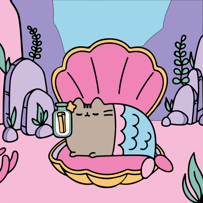 Товары для рисования - Картина по номерам Santi Пушин Русалочка 25 х 25 см (955030)