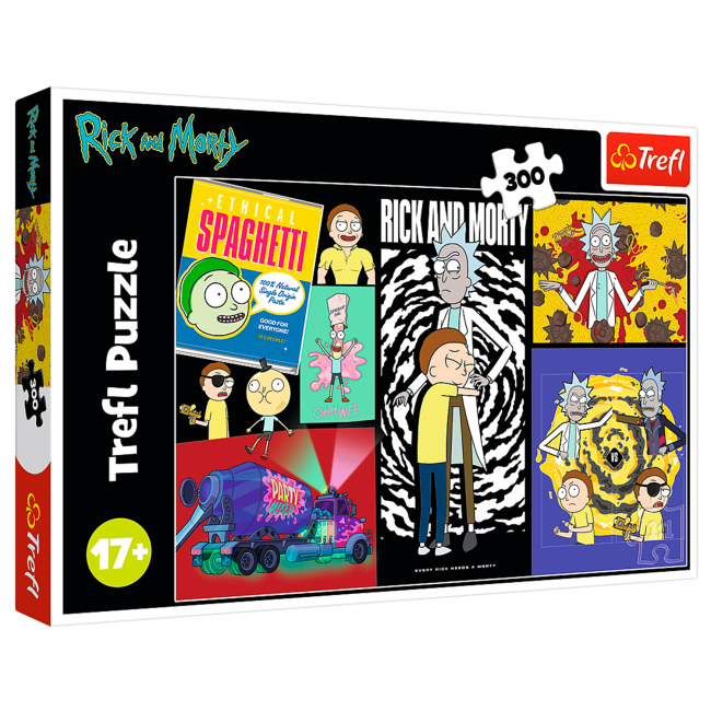 Пазли - Пазл Trefl Warner Rick and Morty Дивне місце в галактиці 300 елементів (23035)