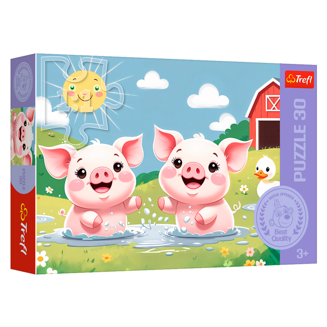 Пазлы - Пазл Trefl Счастливая деревня 30 элементов (18334)