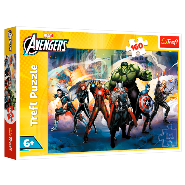 Пазли - Пазл Trefl Marvel Суперсили 160 елементів (15428)