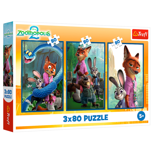 Пазлы - Пазлы Trefl Расследование домашних животных 3 в 1 (34897)