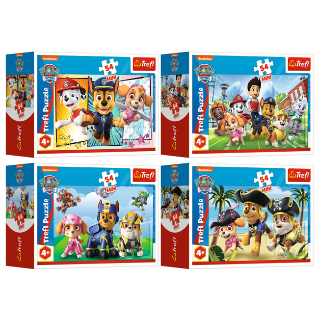 Пазли - Пазли Trefl Mini Будь як Щенячий патруль 54 елементи в асортименті (54200)