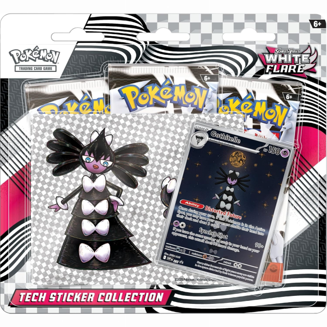 Настільні ігри - ​​Настільна гра Pokemon White Flare Tech Sticker Collection SV10.5 (196214118638)