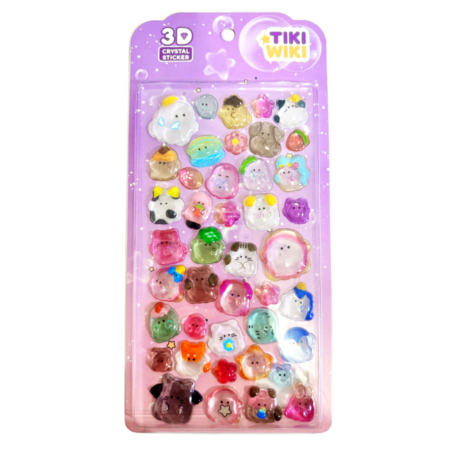 Наборы для творчества - Набор 3D-наклеек Tiki Wiki Crystal Тики мечты (25ESE009-03)