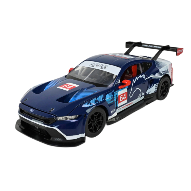 Автомоделі - Автомодель Автопром Ford Mustang GT3 синя 1:24 (661293A(B))
