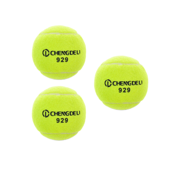 Спортивные активные игры - Набор мячей для тенниса Extreme motion 3 шт (929)