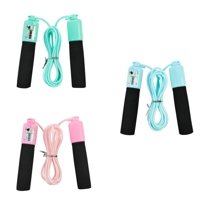 Спортивні активні ігри - Скакалка Extreme Motion з лічильником в асортименті (JR2208)