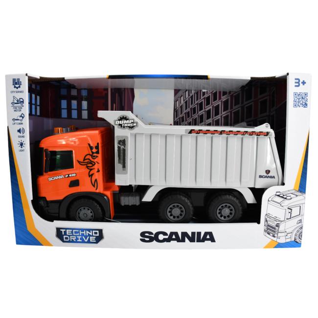 Транспорт і спецтехніка - ​Автомодель TechnoDrive Super Big Truck Самоскид Scania (5002KS)